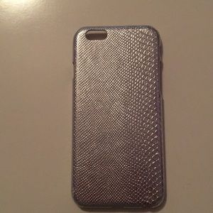 textured silver iphone 6/6s case